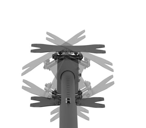 Neomounts CL35-340BL22 Monitor/TV mount ceiling 2 screens - 23-42" - max 45 kg/screen - VESA 100x100-200x200 - h 106-156 cm - bl Neomounts CL35-340BL22 Monitor/TV mount ceiling 2 screens - 23-42" - max 45 kg/screen - VESA 100x100-200x200 - h 106-156 cm - bl