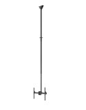 Neomounts CL35-440BL16XL Monitor/TV mount ceiling 1 screen - 37-70" - max 50 kg - VESA 200x200-600x400 - h 250-300 cm - black