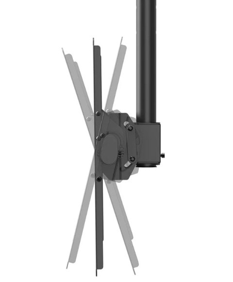 Neomounts CL35-440BL16L Monitor/TV mount ceiling 1 screen - 37-70" - max 50 kg - VESA 200x200-600x400 - h 106-156 cm - black Neomounts CL35-440BL16L Monitor/TV mount ceiling 1 screen - 37-70" - max 50 kg - VESA 200x200-600x400 - h 106-156 cm - black