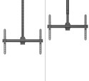 Neomounts CL35-440BL16L Monitor/TV mount ceiling 1 screen - 37-70" - max 50 kg - VESA 200x200-600x400 - h 106-156 cm - black
