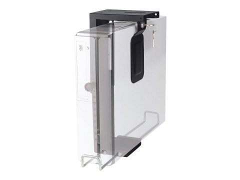 Neomounts CPU-D075BLACK/LK CPU/PC holder - max 10 kg - lockable (incl. lock) - h 20-36 cm - w 5-10 cm - universal - black Neomounts CPU-D075BLACK/LK CPU/PC holder - max 10 kg - lockable (incl. lock) - h 20-36 cm - w 5-10 cm - universal - black