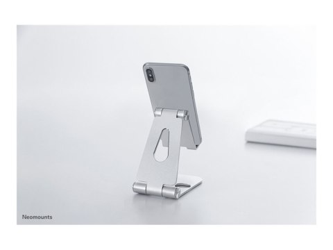 Neomounts DS10-160SL1 Phone stand up to 7" - foldable - universal - silver Neomounts DS10-160SL1 Phone stand up to 7" - foldable - universal - silver