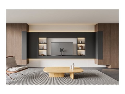 Neomounts DS42-430BL12 TV stand 1 screen - 23-43" - 0-50 kg - VESA 100x100-200x200 - bolt-down - 60° swivel - black Neomounts DS42-430BL12 TV stand 1 screen - 23-43" - 0-50 kg - VESA 100x100-200x200 - bolt-down - 60° swivel - black