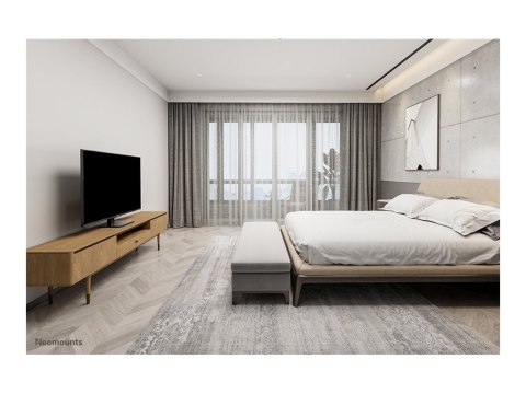 Neomounts DS45-430BL12 TV stand 1 screen - 23-43" - 0-40 kg - VESA 100x100-200x200 - height adjustment 10 cm - 70° swivel - blac Neomounts DS45-430BL12 TV stand 1 screen - 23-43" - 0-40 kg - VESA 100x100-200x200 - height adjustment 10 cm - 70° swivel - blac