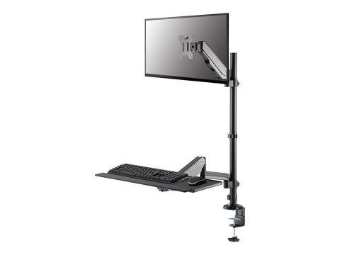 Neomounts DS90-325BL1 Sit-stand workstation desk 1 screen - 17-32" - 1-9 kg (curved 6 kg) - gas spring - black Neomounts DS90-325BL1 Sit-stand workstation desk 1 screen - 17-32" - 1-9 kg (curved 6 kg) - gas spring - black