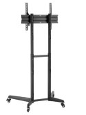 Neomounts FL50-540BL1 TV trolley - 37-70" - max 50 kg - manual h 128,5-145 cm - VESA 100x100-600x400 - black