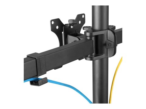 Neomounts FPMA-D550D3BLACK Triple monitor arm - 10-27" - 0-6 kg/screen - black Neomounts FPMA-D550D3BLACK Triple monitor arm - 10-27" - 0-6 kg/screen - black
