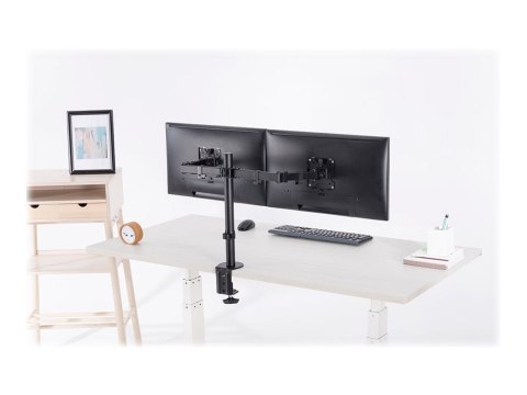 Neomounts FPMA-D550DBLACK Dual monitor arm - 10-32" - 0-8 kg/screen - black Neomounts FPMA-D550DBLACK Dual monitor arm - 10-32" - 0-8 kg/screen - black