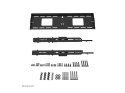Neomounts LEVEL-750 WL30-750BL16 Fixed heavy duty wall mount - 42-86" screen - max 125 kg - VESA 100x100-600x400 - d 4,2 cm - le