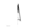 Neomounts LEVEL-750 WL30-750BL18 Fixed heavy duty wall mount - 43-98" screen - max 125 kg - VESA 100x100-800x600 - d 4,2 cm - le