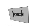 Neomounts LEVEL-750 WL35-750BL18 Tiltable heavy duty wall mount - 43-98" screen - max 125 kg - VESA 100x100-800x600 - d 9,3 cm -