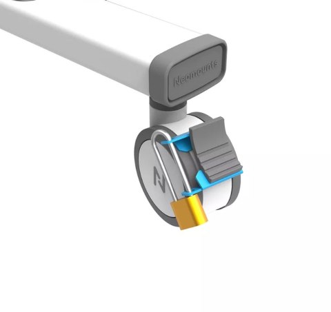 Neomounts MOVE ABL-875 Wheel lock for trolleys - lockable (excl. lock) - suitable for FL55-875BL1/WH1, FL50S-825BL1/WH1, FL50-52 Neomounts MOVE ABL-875 Wheel lock for trolleys - lockable (excl. lock) - suitable for FL55-875BL1/WH1, FL50S-825BL1/WH1, FL50-52
