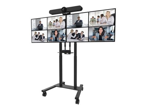 Neomounts MOVE ADM-875BL2 Screen adapter from 1 to 2 screens - 42-65" - max 40 kg/screen - VESA 100x100-800x400 - lockable (excl Neomounts MOVE ADM-875BL2 Screen adapter from 1 to 2 screens - 42-65" - max 40 kg/screen - VESA 100x100-800x400 - lockable (excl