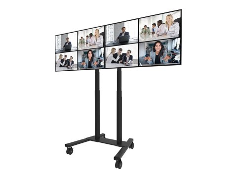 Neomounts MOVE ADM-875BL2 Screen adapter from 1 to 2 screens - 42-65" - max 40 kg/screen - VESA 100x100-800x400 - lockable (excl Neomounts MOVE ADM-875BL2 Screen adapter from 1 to 2 screens - 42-65" - max 40 kg/screen - VESA 100x100-800x400 - lockable (excl