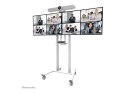 Neomounts MOVE ADM-875WH2 Screen adapter from 1 to 2 screens - 42-65" - max 40 kg/screen - VESA 100x100-800x400 - lockable (excl
