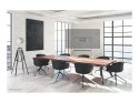 Neomounts MOVE Go FL50-525WH1 TV trolley - 55-86" - max 76 kg - manual h 106-136 cm - VESA 100x100-900x600 - incl. hardware shel