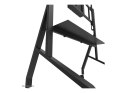Neomounts MOVE Go XL FL50-575BL1 TV trolley - 65-110" - max 125 kg - manual h 129-139 cm - VESA 100x100-1100x600 - incl. hardwar