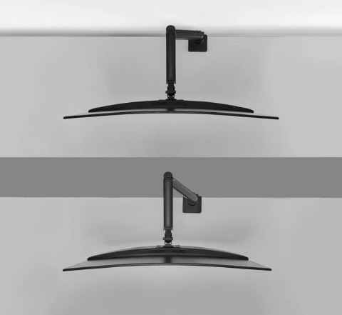 Neomounts NEXT Core DS70PLUS-450BL1 Single monitor arm - 17-49" - 1-18 kg (curved 14 kg) - gas spring - 180°-stop - Topfix - Eas Neomounts NEXT Core DS70PLUS-450BL1 Single monitor arm - 17-49" - 1-18 kg (curved 14 kg) - gas spring - 180°-stop - Topfix - Eas