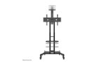Neomounts NM-M1700BLACK TV trolley - 32-75" - max 50 kg - manual h 104,2-154,2 cm - VESA 200x200-600x400 - incl. cam/hardware sh