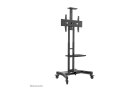 Neomounts NM-M1700BLACK TV trolley - 32-75" - max 50 kg - manual h 104,2-154,2 cm - VESA 200x200-600x400 - incl. cam/hardware sh