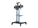 Neomounts NM-M1700BLACK TV trolley - 32-75" - max 50 kg - manual h 104,2-154,2 cm - VESA 200x200-600x400 - incl. cam/hardware sh