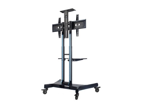 Neomounts NM-M1700BLACK TV trolley - 32-75" - max 50 kg - manual h 104,2-154,2 cm - VESA 200x200-600x400 - incl. cam/hardware sh Neomounts NM-M1700BLACK TV trolley - 32-75" - max 50 kg - manual h 104,2-154,2 cm - VESA 200x200-600x400 - incl. cam/hardware sh