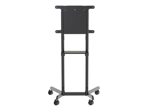 Neomounts NS-M1250BLACK TV trolley - 37-70" - max 70 kg - VESA 200x200-600x400 - 90° rotatable - incl. hardware shelf - black Neomounts NS-M1250BLACK TV trolley - 37-70" - max 70 kg - VESA 200x200-600x400 - 90° rotatable - incl. hardware shelf - black
