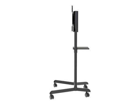 Neomounts NS-M1250BLACK TV trolley - 37-70" - max 70 kg - VESA 200x200-600x400 - 90° rotatable - incl. hardware shelf - black Neomounts NS-M1250BLACK TV trolley - 37-70" - max 70 kg - VESA 200x200-600x400 - 90° rotatable - incl. hardware shelf - black