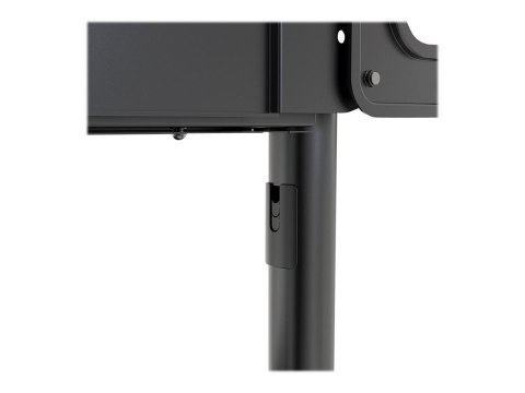 Neomounts NS-M1250BLACK TV trolley - 37-70" - max 70 kg - VESA 200x200-600x400 - 90° rotatable - incl. hardware shelf - black Neomounts NS-M1250BLACK TV trolley - 37-70" - max 70 kg - VESA 200x200-600x400 - 90° rotatable - incl. hardware shelf - black