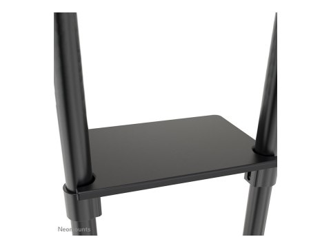 Neomounts NS-M1250BLACK TV trolley - 37-70" - max 70 kg - VESA 200x200-600x400 - 90° rotatable - incl. hardware shelf - black Neomounts NS-M1250BLACK TV trolley - 37-70" - max 70 kg - VESA 200x200-600x400 - 90° rotatable - incl. hardware shelf - black