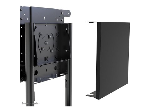 Neomounts NS-M1250BLACK TV trolley - 37-70" - max 70 kg - VESA 200x200-600x400 - 90° rotatable - incl. hardware shelf - black Neomounts NS-M1250BLACK TV trolley - 37-70" - max 70 kg - VESA 200x200-600x400 - 90° rotatable - incl. hardware shelf - black