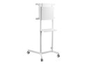 Neomounts NS-M1250WHITE TV trolley - 37-70" - max 70 kg - VESA 200x200-600x400 - 90° rotatable - incl. hardware shelf - white