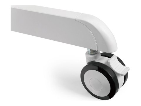 Neomounts NS-M1250WHITE TV trolley - 37-70" - max 70 kg - VESA 200x200-600x400 - 90° rotatable - incl. hardware shelf - white Neomounts NS-M1250WHITE TV trolley - 37-70" - max 70 kg - VESA 200x200-600x400 - 90° rotatable - incl. hardware shelf - white