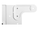 Neomounts NS-M1250WHITE TV trolley - 37-70" - max 70 kg - VESA 200x200-600x400 - 90° rotatable - incl. hardware shelf - white