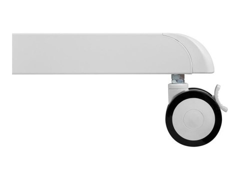 Neomounts NS-M1250WHITE TV trolley - 37-70" - max 70 kg - VESA 200x200-600x400 - 90° rotatable - incl. hardware shelf - white Neomounts NS-M1250WHITE TV trolley - 37-70" - max 70 kg - VESA 200x200-600x400 - 90° rotatable - incl. hardware shelf - white