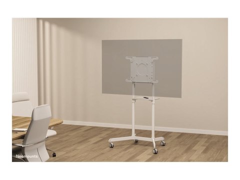 Neomounts NS-M1250WHITE TV trolley - 37-70" - max 70 kg - VESA 200x200-600x400 - 90° rotatable - incl. hardware shelf - white Neomounts NS-M1250WHITE TV trolley - 37-70" - max 70 kg - VESA 200x200-600x400 - 90° rotatable - incl. hardware shelf - white