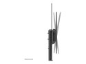 Neomounts PLASMA-M1950E TV trolley - 60-100" - max 100 kg - manual h 134-166 cm - VESA 200x200-1000x600 - incl. cam/hardware she