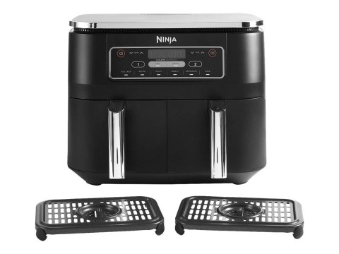 NINJA | AF300 | Air Fryer | Power 1 frying compartment: 1200 W; 2 frying compartments: 2400 W W | Capacity 7.6 L | Black NINJA | AF300 | Air Fryer | Power 1 frying compartment: 1200 W; 2 frying compartments: 2400 W W | Capacity 7.6 L | Black
