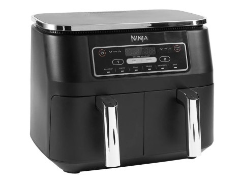 NINJA | AF300 | Air Fryer | Power 1 frying compartment: 1200 W; 2 frying compartments: 2400 W W | Capacity 7.6 L | Black NINJA | AF300 | Air Fryer | Power 1 frying compartment: 1200 W; 2 frying compartments: 2400 W W | Capacity 7.6 L | Black
