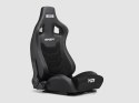Next Level Racing | Skóra PU i zamsz | Rozkładany fotel | ERS4 Elite PU Leather & Suede Edition | Czarny