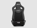 Next Level Racing | Skóra PU i zamsz | Rozkładany fotel | ERS4 Elite PU Leather & Suede Edition | Czarny