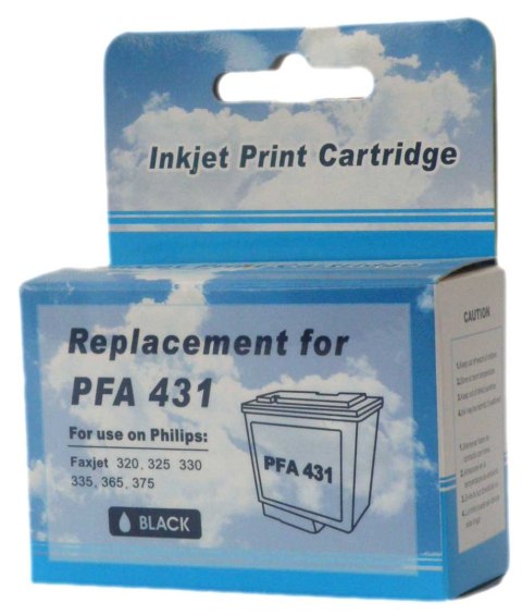 Tusz JetWorld Czarny Philips PFA 431 zamiennik PFA-431 Tusz JetWorld Czarny Philips PFA 431 zamiennik PFA-431
