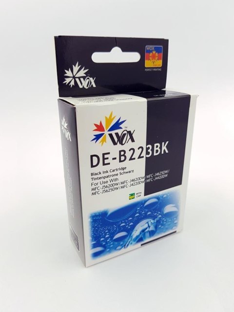 Tusz Wox Black Brother LC 223BK zamiennik LC223Bk Tusz Wox Black Brother LC 223BK zamiennik LC223Bk