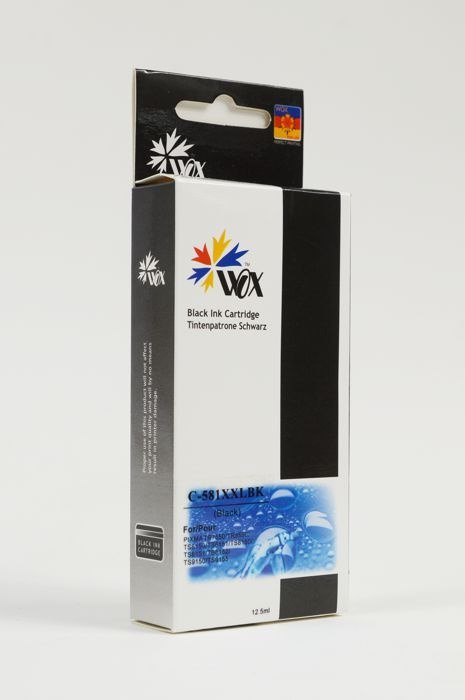 Tusz Wox Black CANON CLI581BK XXL zamiennik CLI-581BK XXL (1998C001) Tusz Wox Black CANON CLI581BK XXL zamiennik CLI-581BK XXL (1998C001)