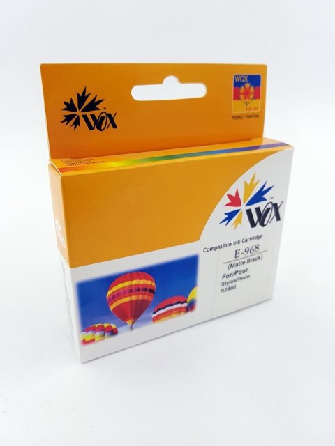 Tusz Wox Black Matt EPSON T0968 zamiennik C13T09684010 Tusz Wox Black Matt EPSON T0968 zamiennik C13T09684010