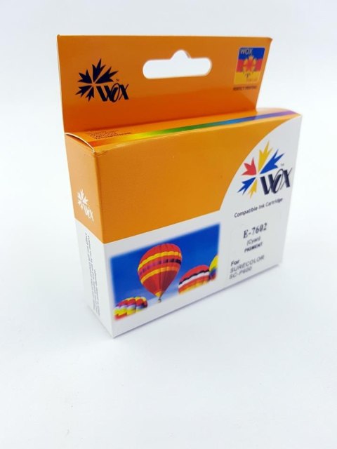 Tusz Wox Cyan Epson T7602 zamiennik C13T76024010 Tusz Wox Cyan Epson T7602 zamiennik C13T76024010