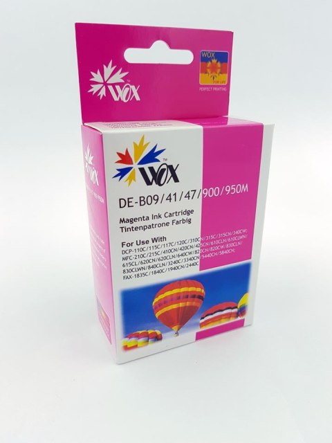 Tusz Wox Magenta BROTHER LC900M zamiennik LC900M Tusz Wox Magenta BROTHER LC900M zamiennik LC900M