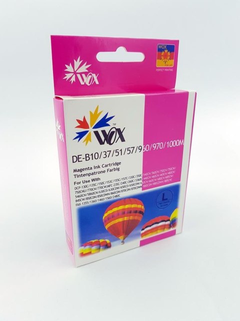Tusz Wox Magenta BROTHER LC970M / LC1000M zamiennik LC970M / LC1000M Tusz Wox Magenta BROTHER LC970M / LC1000M zamiennik LC970M / LC1000M