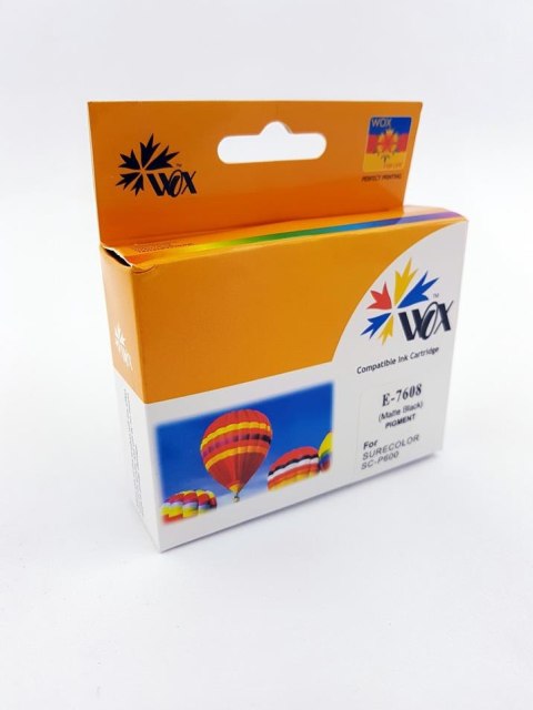 Tusz Wox Matte Black Epson T7608 zamiennik C13T76084010 Tusz Wox Matte Black Epson T7608 zamiennik C13T76084010
