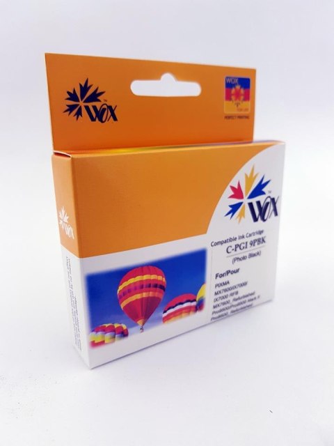 Tusz Wox Photo Black Canon PGI 9PBk z chipem zamiennik PGI-9PBk Tusz Wox Photo Black Canon PGI 9PBk z chipem zamiennik PGI-9PBk
